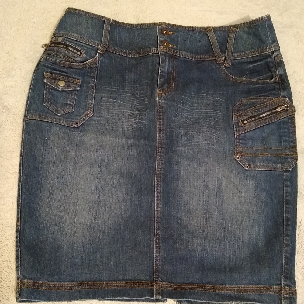 Lane Bryant denim skirt